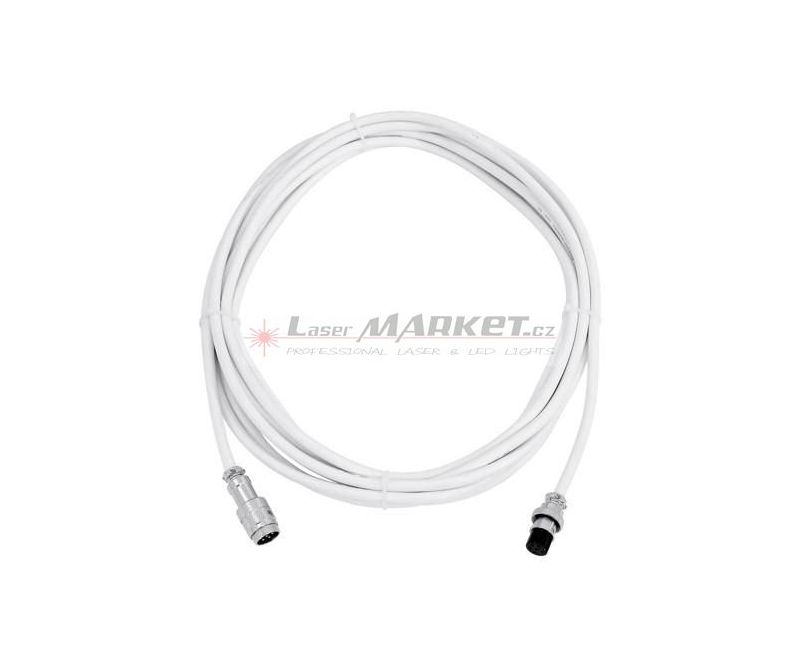 Prodlužovací kabel pro LED ball, 6 m, bílý