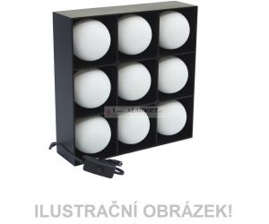 Eurolite LED panel 9 kuliček, 30x30cm - použito (51930975)